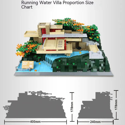 Fallingwater Villa | 1218pcs - WorldsBricks