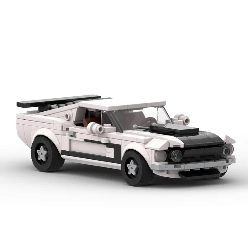 WorldsBricks® | FORD MUSTANG WHITE