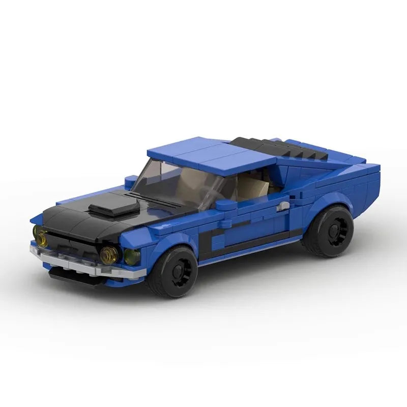 WorldsBricks® | FORD MUSTANG BLUE