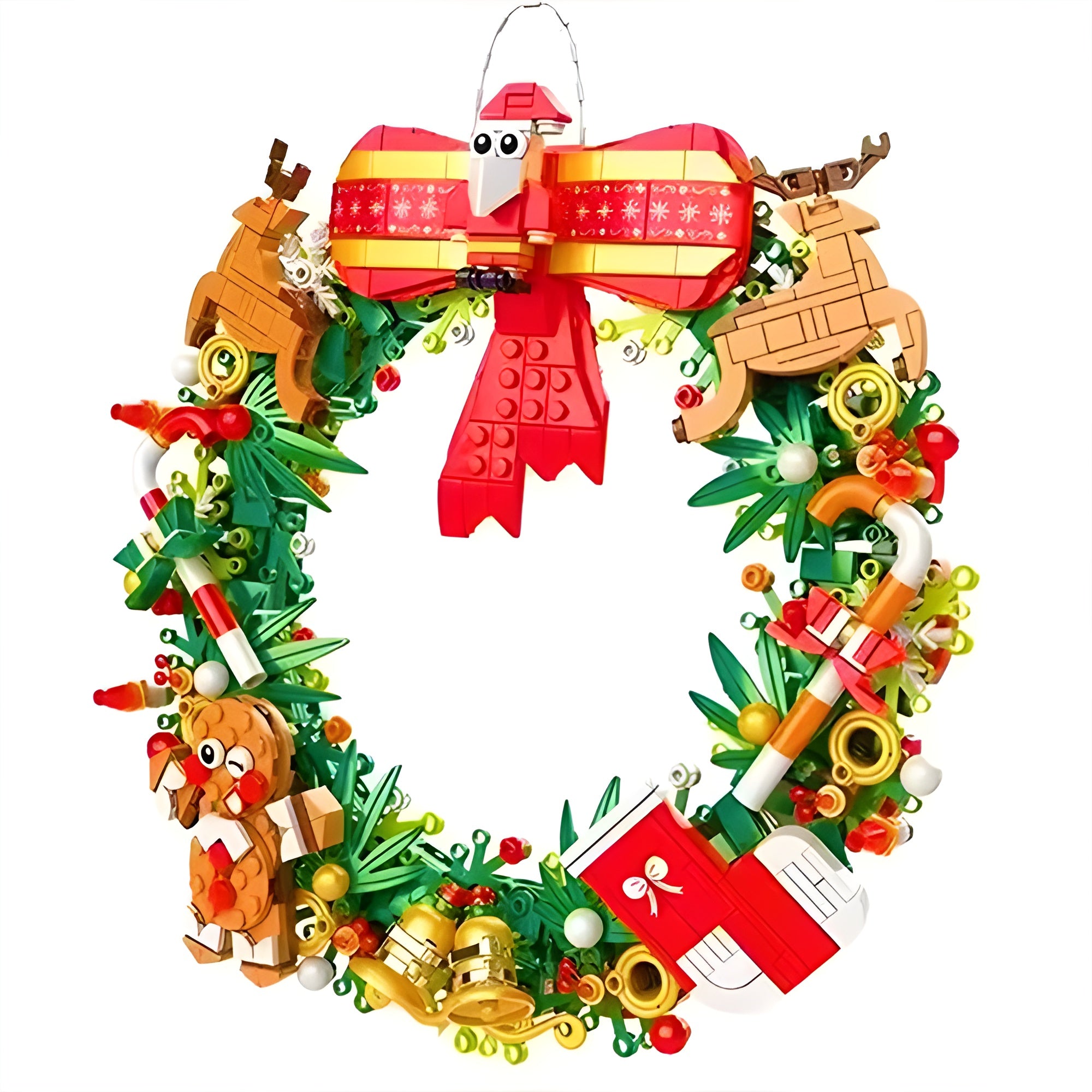 Festive Christmas Wreath 🎄 | WorldsBricks®