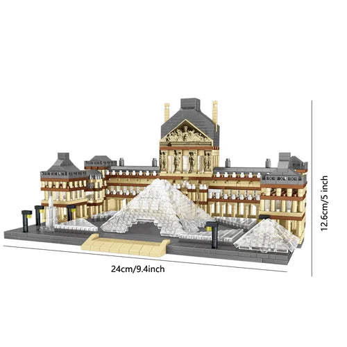 Louvre Paris | 3377pcs - WorldsBricks