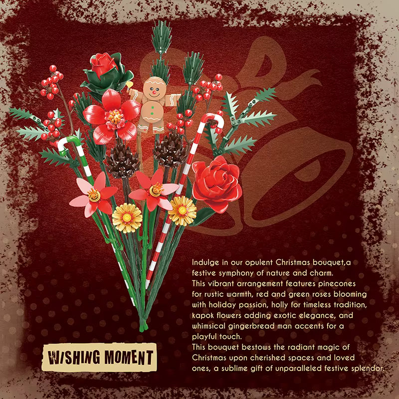 Gingerbread Holiday Bouquet | 865pcs - WorldsBricks