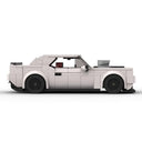 WorldsBricks® | DODGE CHALLENGER WHITE