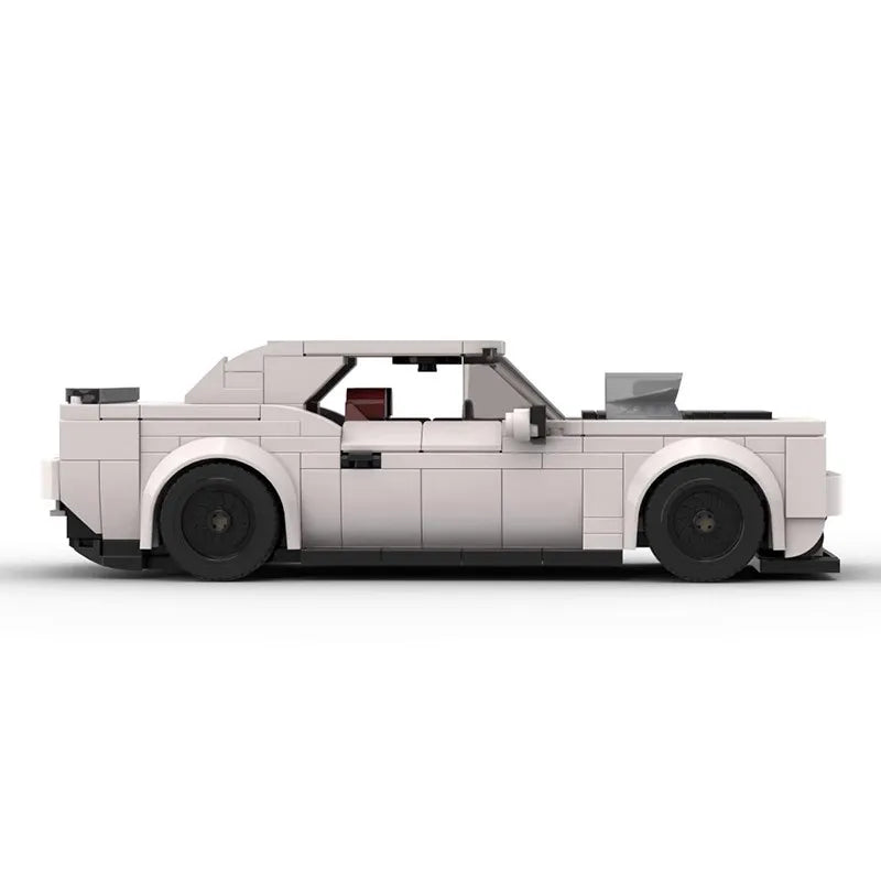 WorldsBricks® | DODGE CHALLENGER WHITE