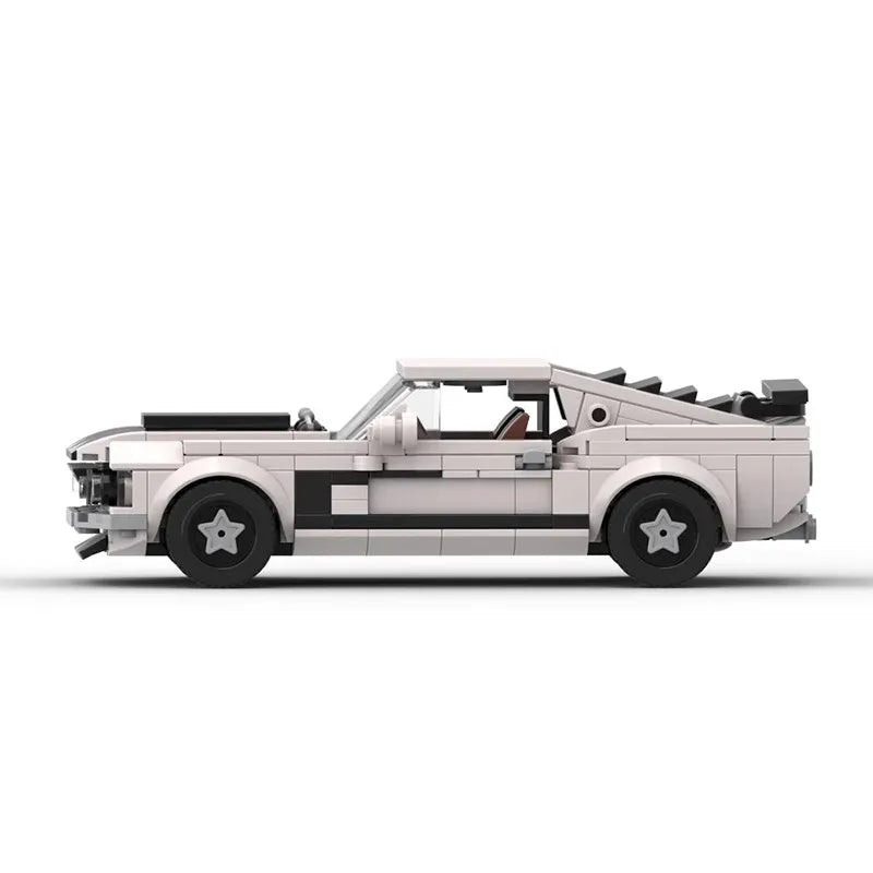 WorldsBricks® | FORD MUSTANG WHITE