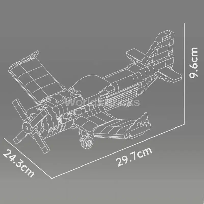 Tropical Sky Racer | 562pcs WorldsBricks