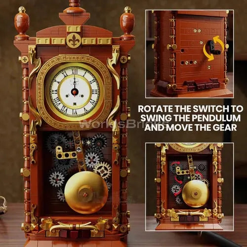 Vintage Clock | 752pcs WorldsBricks