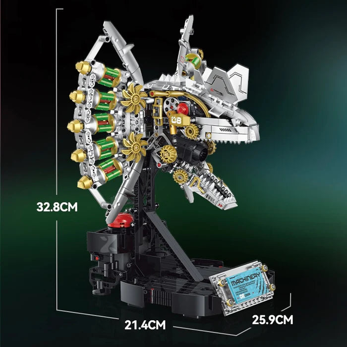 Cyber DinoMecha Head | 954pcs - WorldsBricks