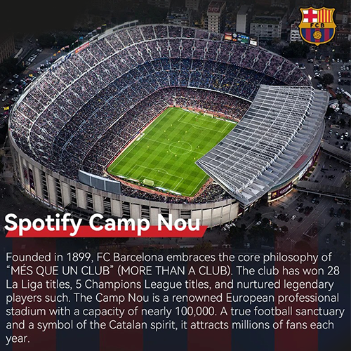 Camp Nou Barcelona FC | 728pcs - WorldsBricks