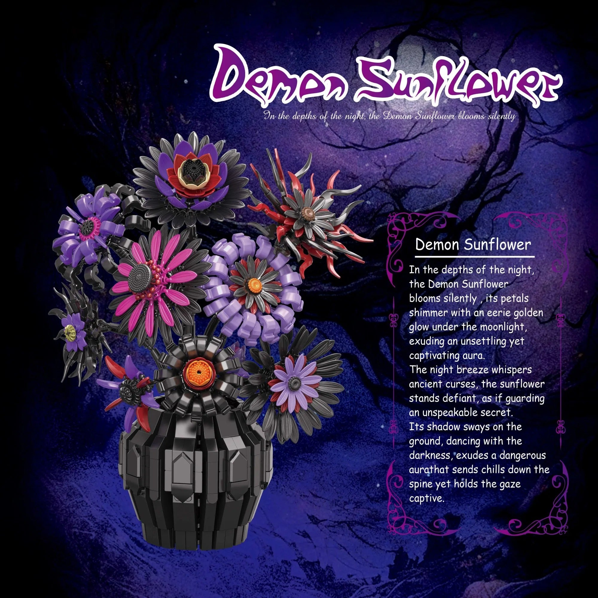 Demon Sunflower  | 1183pcs