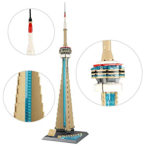 CN Tower Toronto | 400pcs - WorldsBricks