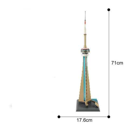 CN Tower Toronto | 400pcs - WorldsBricks