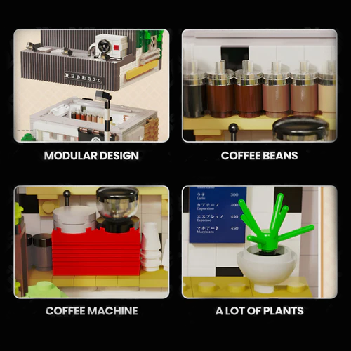 Japanese Summer Coffee House | 1118pcs - WorldsBricks
